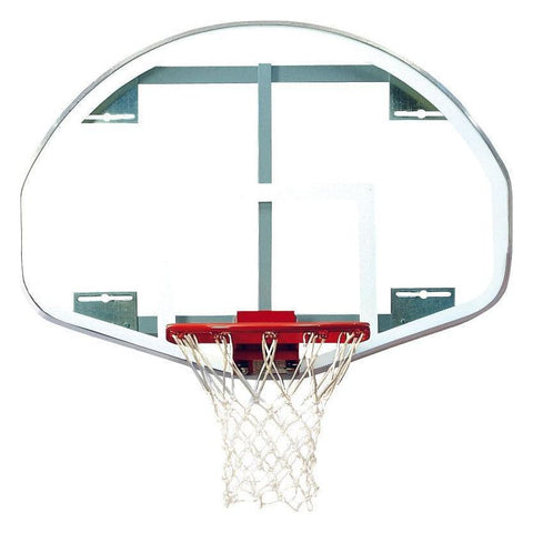Bison 39" x 54" Extended Life Competition Fan-Shaped Glass Backboard BA44XL