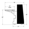 Image of Bison Hi-Res LED 8' Video Scoring Table ST80LED