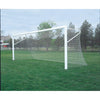 Image of Bison ShootOut 4" Square Aluminum Permanent/Semi Permanent Soccer Goals (Pair)