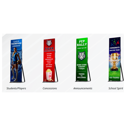 Boostr Displays LED Poster Portable Display