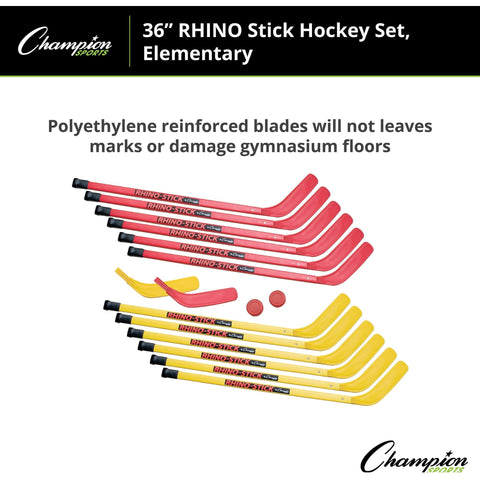Champion Sports Rhino Hockey Set 36" L Shaft HS36SET