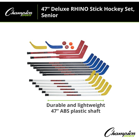 Champion Sports Rhino Hockey Set 47" L Shaft HS47SET