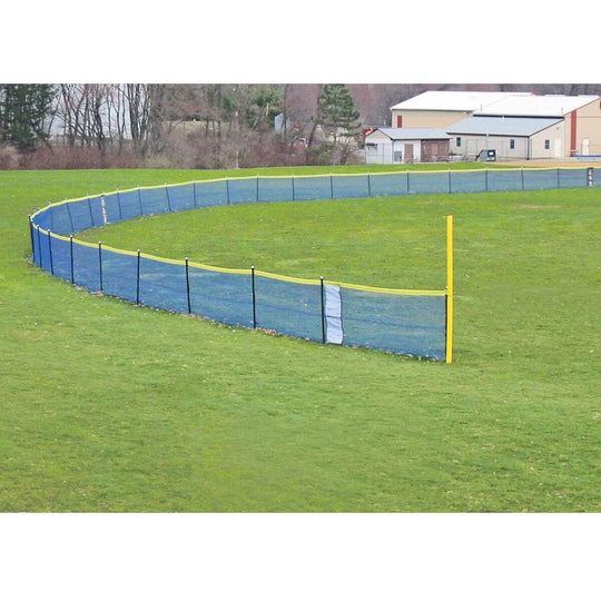 Coversports In-Ground Grand Slam Fencing 10' Pole Distance (With Loops & Sockets)