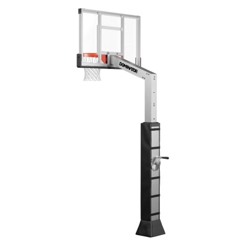 Dominator 54" Glass Backboard Adjustable Hoop 542-aa