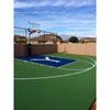 Image of Dominator 60" Glass Backboard Adjustable Hoop 603-aa