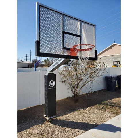 Dominator 72" Aluminum Shatter-Proof Backboard Adjustable Hoop 724-apa