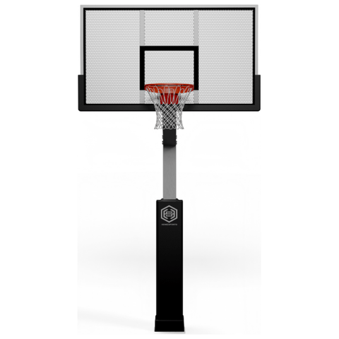 Dominator 72" Aluminum Shatter-Proof Backboard Adjustable Hoop 724-apa