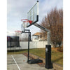 Image of Dominator 72" Glass Backboard Adjustable Hoop 724-aa