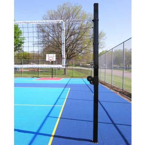 Douglas VBS-3 SQ Outdoor Power Volleyball System, 3″ SQ Steel, Black 65200S