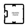 Image of Douglas VBS-4 SQ Outdoor Power Volleyball System, 4″ SQ Aluminum, Black 65350S