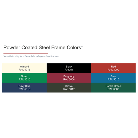 Dugouts USA Northern Steel Dugout Frames