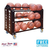 Image of First Team Ball Hog Premium Basketball Carrier (Holds 24 Basketballs) FT24