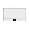 Image of Gared 42” x 72” Outdoor Pro Style Glass Basketball Backboard BB72G50HH