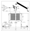 Image of Gared Flick Heavy-Duty Square Badminton Portable System 6635