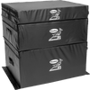 Image of Hadar Athletic Soft Square Plyometric Boxes (Set Of 4) SPG4SETR