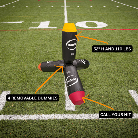 Hadar Multi-Tackle 4 Sided Football Dummies VHXMT