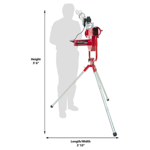 Heater Pro Curveball Baseball Pitching Machine w/ Auto Feeder HTR499BB