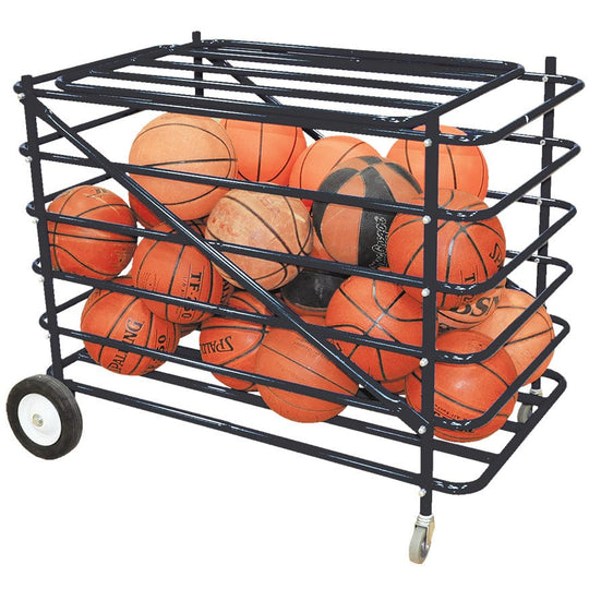 Jaypro Atlas Series Double Ball Carrier W/ Mesh Hamper Insert BBABL-2