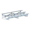 Image of Jaypro Bleacher - 15' (3 Row - Single Foot Plank) - All Aluminum BLCH-3AL