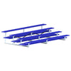 Image of Jaypro Bleacher - 15' (4 Row - Double Foot Plank) - All Aluminum (Powder Coated) BLDP-4ALPC