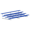 Image of Jaypro Bleacher - 15' (4 Row - Single Foot Plank) - Standard, Outdoor (Powder Coated) BLCH-4PC