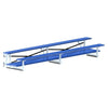 Image of Jaypro Bleacher - 15 ft. (2 Row - Double Foot Plank) - Tip & Roll (Indoor) (Powder Coated) BLDP-2TRGPC