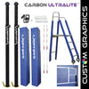 Image of Jaypro Carbon Ultralite Volleyball Deluxe Package (3-1/2 in Floor Sleeve) PVB-9PKGDX