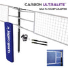 Image of Jaypro Carbon Ultralite Volleyball Net Center Upright System (3-1/2 in. Floor Sleeve) PVBC-900