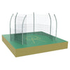 Image of Jaypro Discus Cage (with Cage Net & Barrier Net - No Ground Sleeves) DCHS-35BN