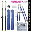 Image of Jaypro FeatherLite Volleyball System Deluxe Package (3 in. Floor Sleeve) PVB-4PKGDX