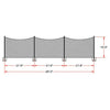 Image of Jaypro FieldPro Multi-Sport Net System (65 ft.) FNMB-65