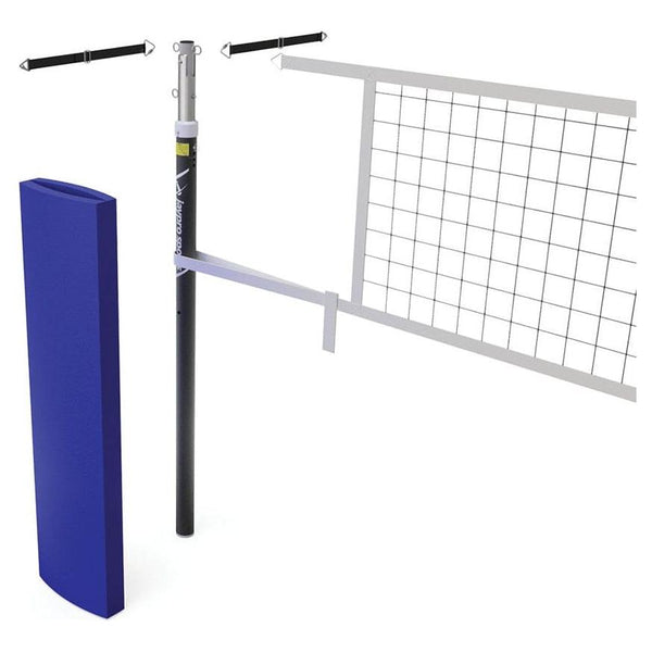 Jaypro Hybrid Steel Volleyball Net Center Upright System Pro Sports Equip