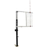 Image of Jaypro Hybrid Steel Volleyball Net System w/Graphics (3-1/2 in. Floor Sleeve) PVB-1500DX