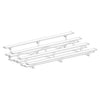 Image of Jaypro Indoor Bleacher - 15 ft. (4 Row - Double Foot Plank) -Tip & Roll BLDP-4TRG