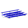 Image of Jaypro Indoor Bleacher - 15 ft. (4 Row - Double Foot Plank) -Tip & Roll (Powder Coated) BLDP-4TRGPC