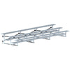 Image of Jaypro Indoor Bleacher - 21 ft. (3 Row - Single Foot Plank) - Tip & Roll BLCH-321TRG