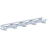 Image of Jaypro Indoor Bleacher - 27 ft. (2 Row - Single Foot Plank) - Tip & Roll BLCH-227TRG