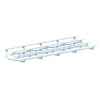 Image of Jaypro Indoor Bleacher - 27 ft. (4 Row - Double Foot Plank) - Tip & Roll BLDP-427TRG