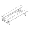 Image of Jaypro Indoor Bleacher - 7-1/2 ft. (2 Row - Single Foot Plank) - Tip & Roll BLCH-275TRG