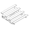 Image of Jaypro Indoor Bleacher - 7-1/2 ft. (4 Row - Double Foot Plank) - Tip & Roll BLDP-475TRG