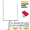 Image of Jaypro Max-1 Football Goal Posts 30' Uprights 8' Offset (Leveling Plate)