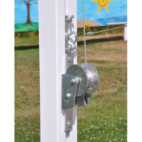 Jaypro Outdoor Volleyball System - Coastal Competition - (4 in.) (Square Post) OCC-500