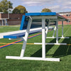 Image of Jaypro Player Bench w/ Seat Back and Shelf - 7-1/2 ft. - Portable (Powder Coated) PBS-80PC