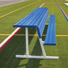 Image of Jaypro Player Bench w/ Seat Back and Shelf - 7-1/2 ft. - Portable (Powder Coated) PBS-80PC