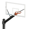 Image of Jaypro Titan Basketball System (6"x 6" Pole with 6' Offset) 72" Glass Backboard
