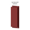 Image of Jaypro Wall Padding WallGuard Fire/Impact Rated (2 ft. x 6 ft.) (1 in. Lip Top & Bottom) JWP-AI-26