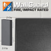 Image of Jaypro Wall Padding WallGuard Fire/Impact Rated (2 ft. x 6 ft.) (Z-Clip Top & Bottom) JWP-AI-26ZZ