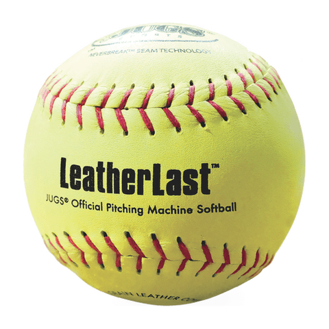 JUGS Bucket of LeatherLast Pitching Machine Softballs (2 Dozen) B5260