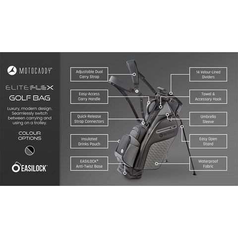 Motocaddy EliteFLEX Hybrid Golf Bag