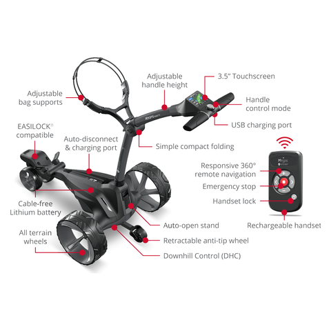 Motocaddy M7 GPS Remote Controlled Electric Golf Caddy